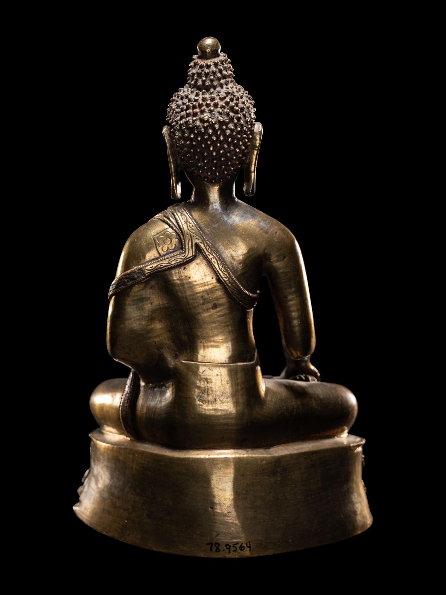 A Tibetan Bronze Figure of Buddha Shakyamuni