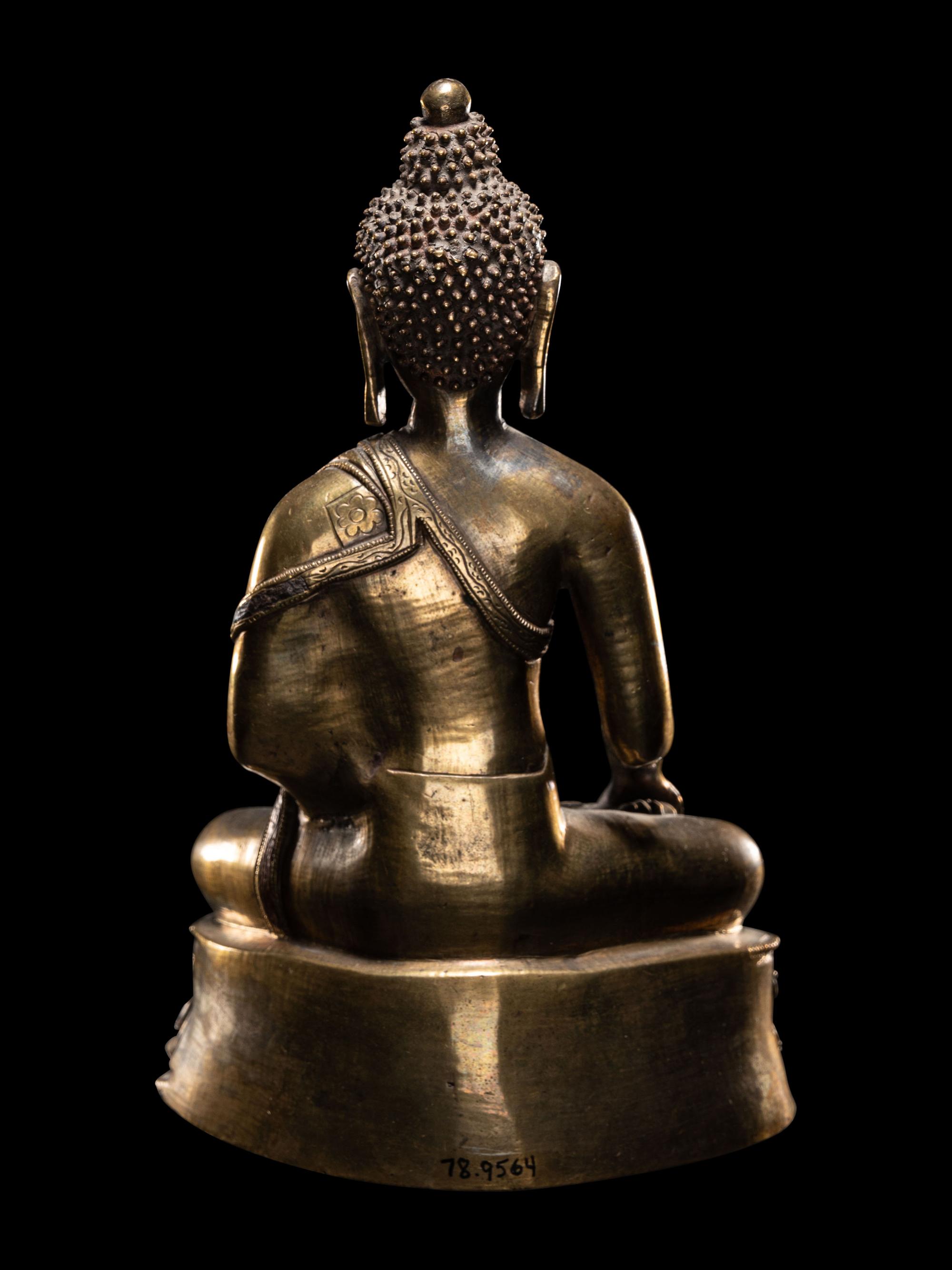 A Tibetan Bronze Figure of Buddha Shakyamuni
