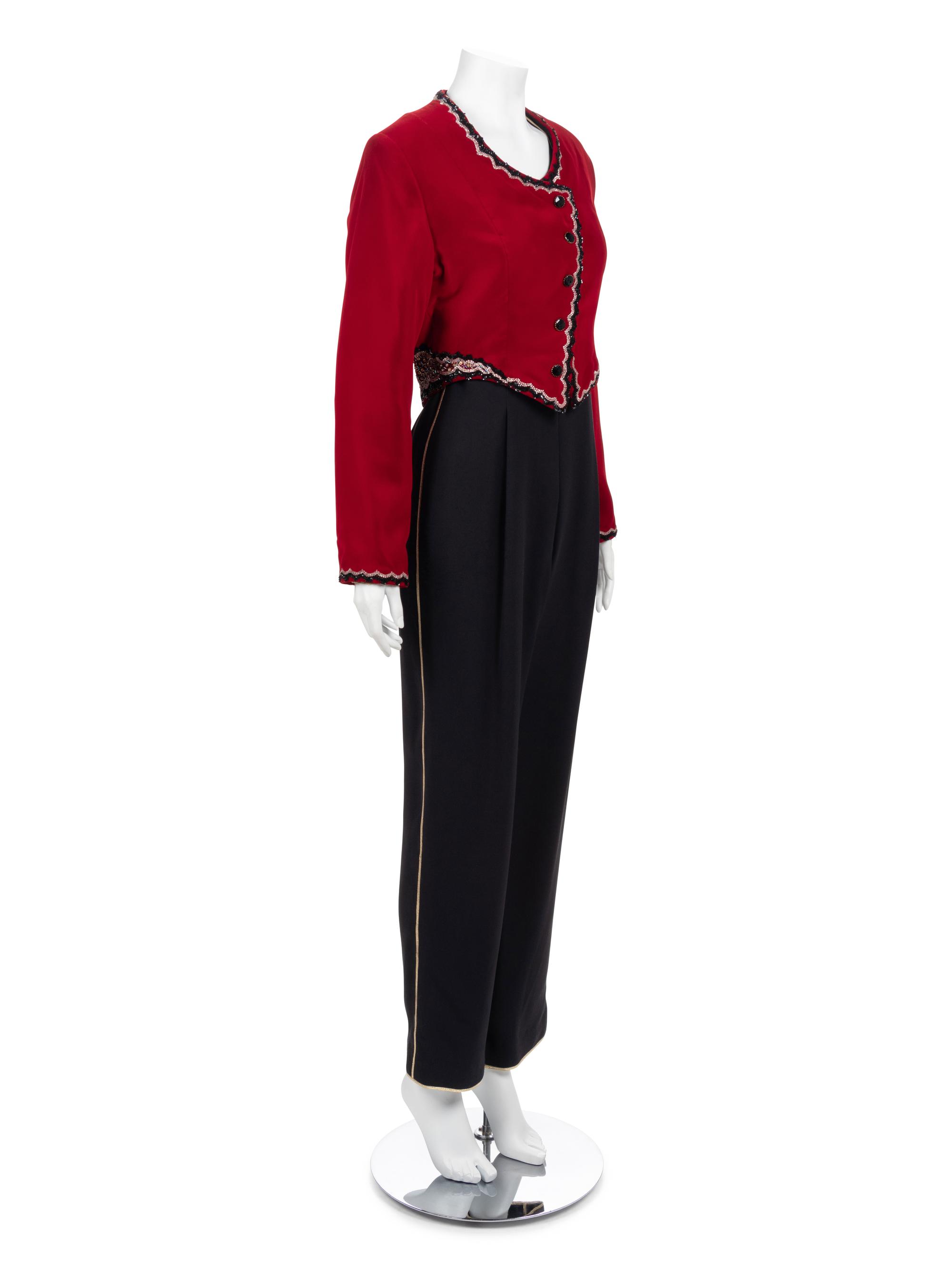 Geoffrey Beene Jumpsuit and Cropped Jacket, Fall 1988