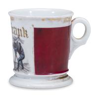 A Photographer's Porcelain Occupational Shaving Mug