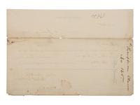[ENSLAVEMENT & ABOLITION]. A pair of documents related to claims for compensation made by enslavers to the Confederate States Army for deceased slaves. South Carolina, 1864-65.