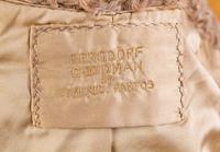 A Bergdorf Goodman Tan Persian Lamb Fur Skirt Suit, 1960-70s No size label