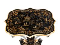 A North European Chinoiserie Decorated Work Table