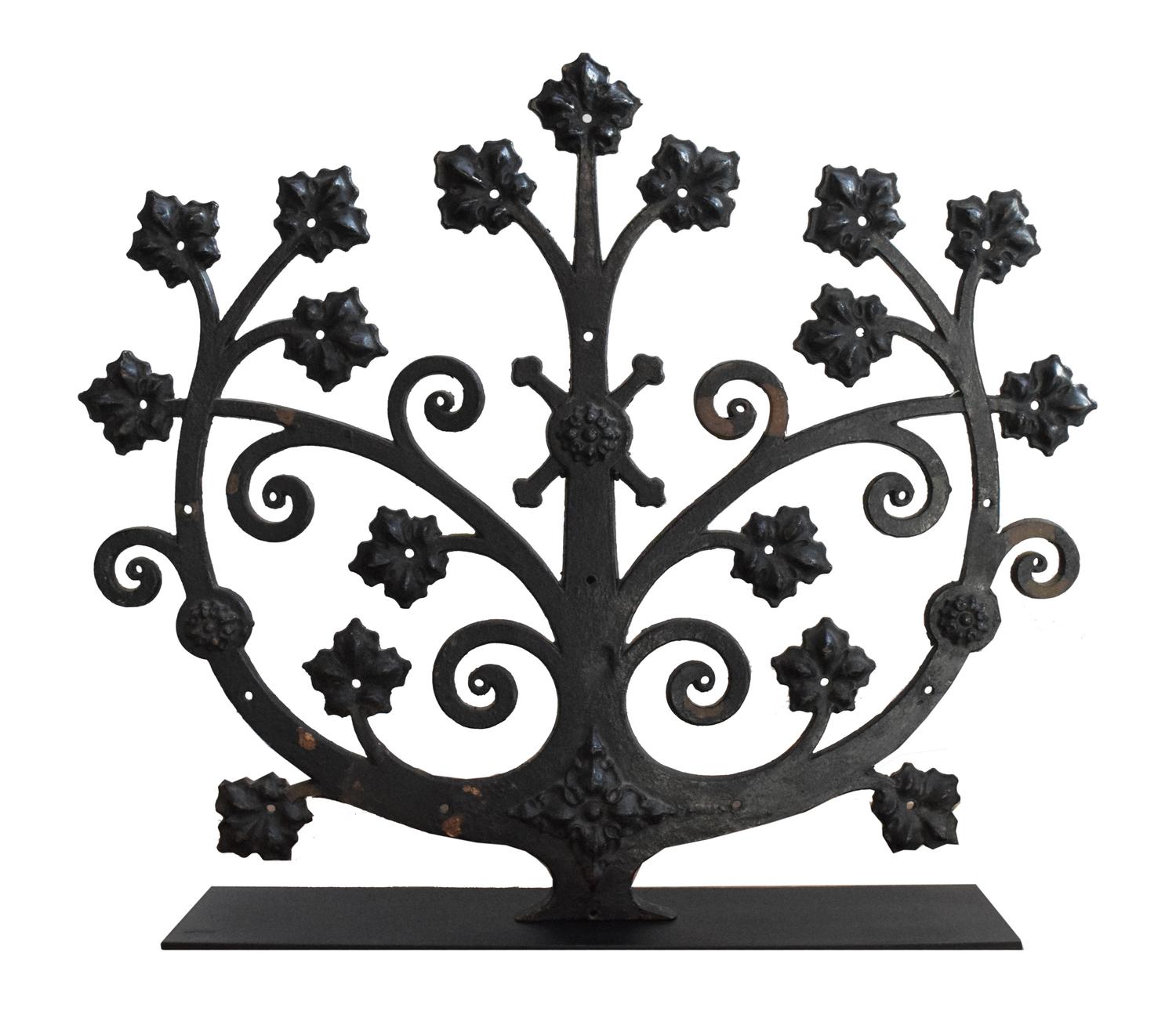 A Bronze Faux Hinge 24.5" W x 4" D x 21.25" H — United States, Circa 1880