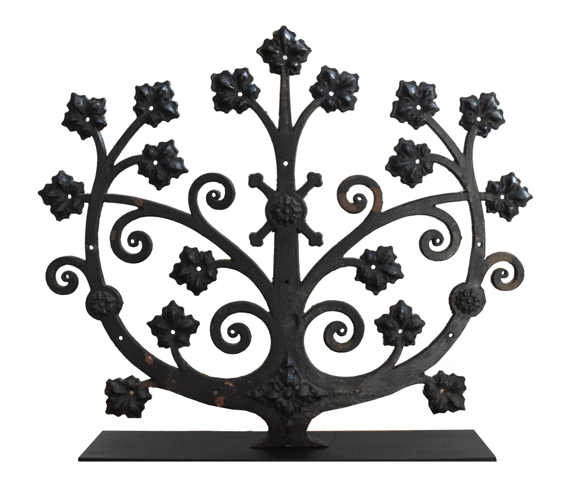 A Bronze Faux Hinge 24.5" W x 4" D x 21.25" H — United States, Circa 1880