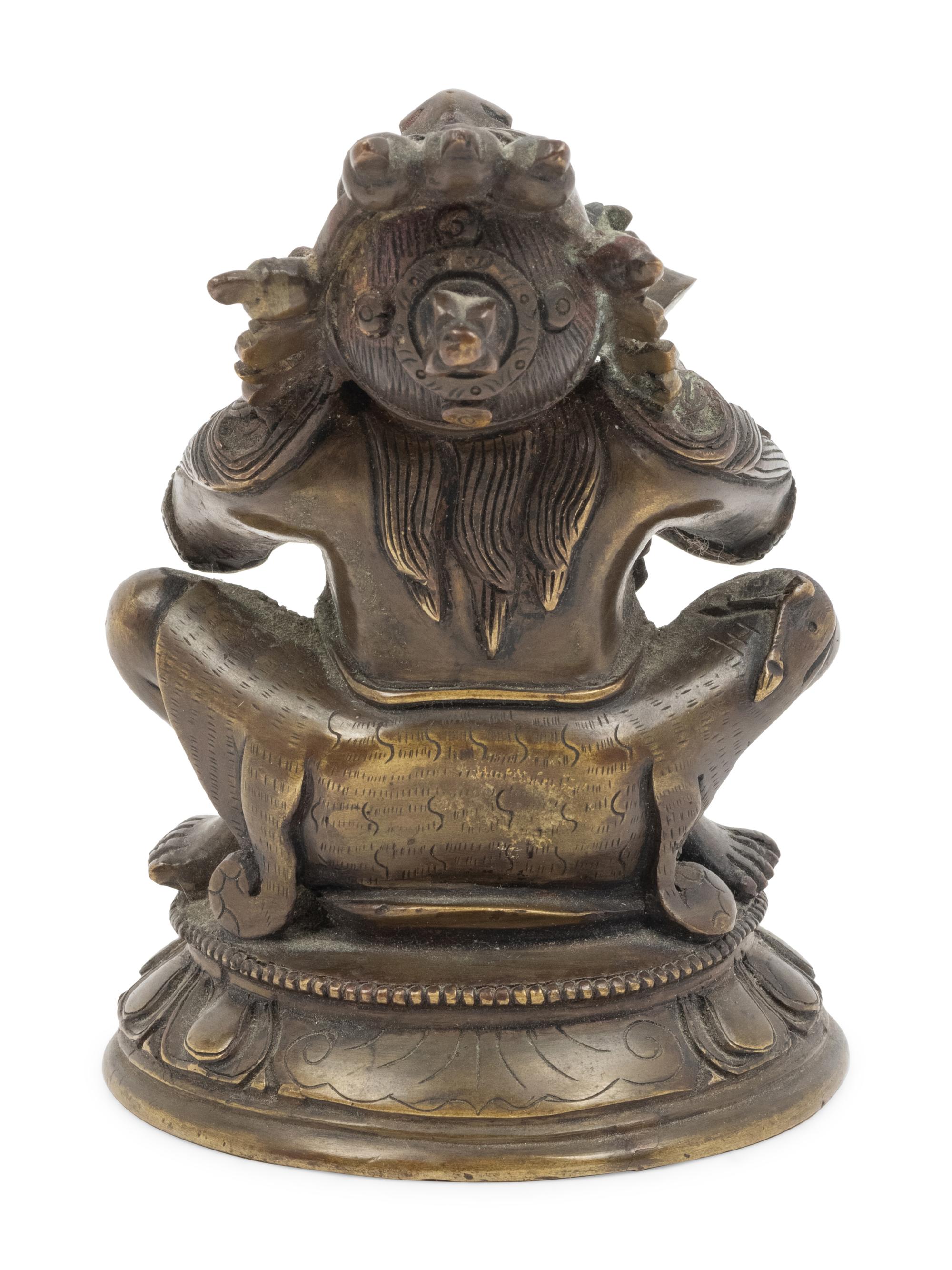 A Tibetan Bronze Figure of Vajradaka