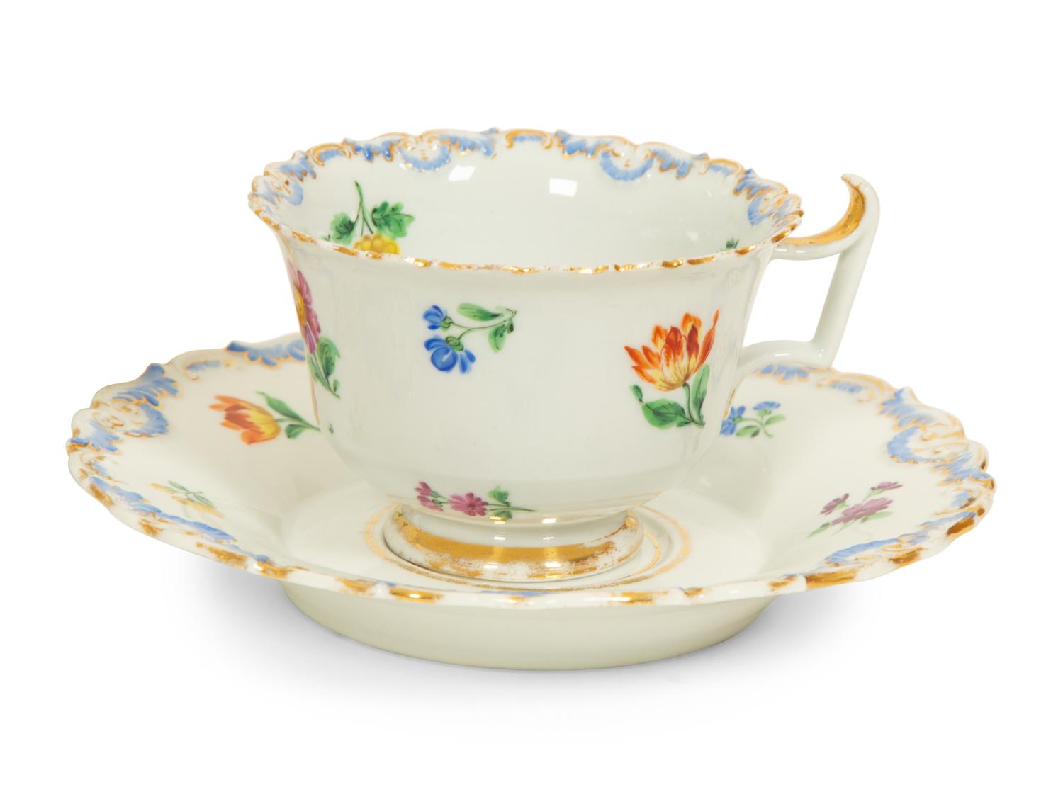 A Meissen Porcelain Dessert Service