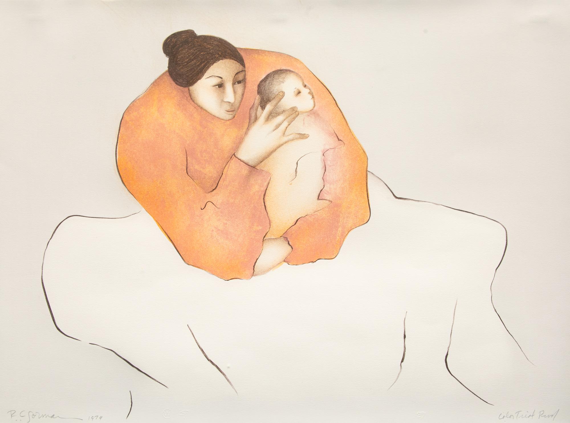 Mother and Child, Color Trial Proof