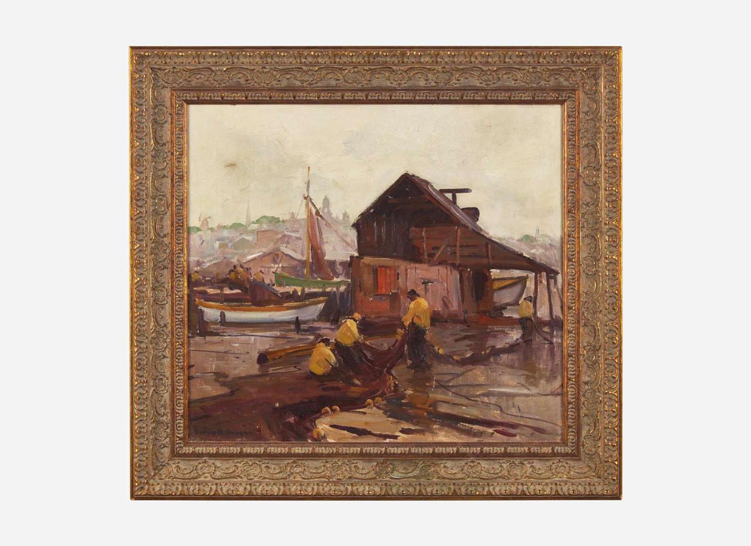 Emile Albert Gruppé (American, 1896–1978) - Checking the Nets