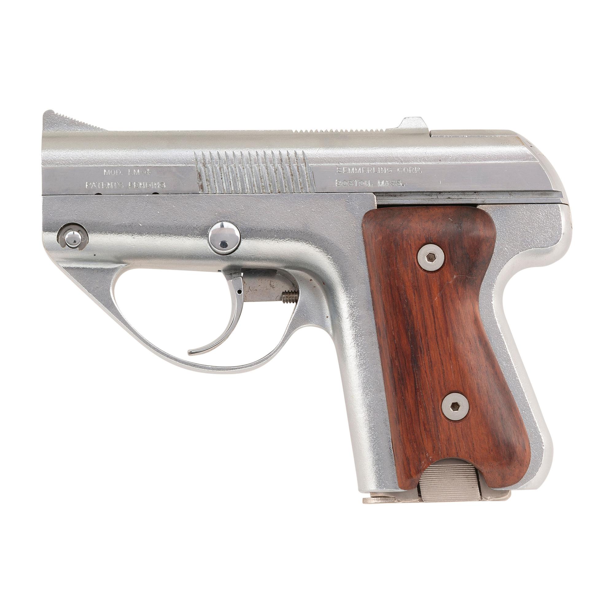 *Nickel Plated Semmerling LM-4 Pistol