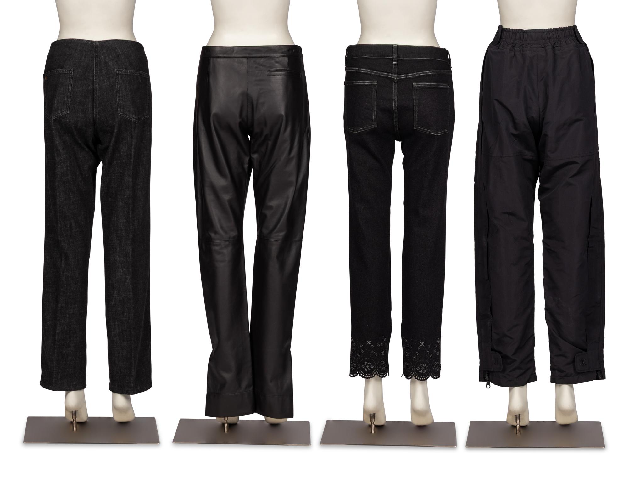 Chanel & Loewe, Four Pairs of Pants