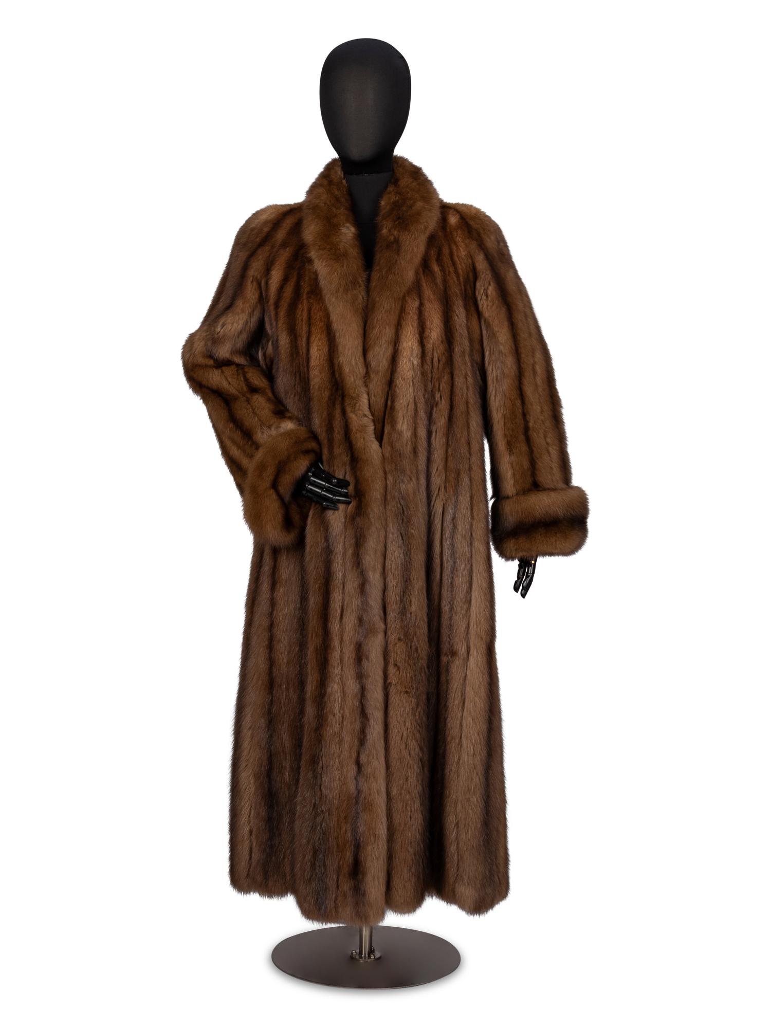 Full-Length Sable Fur Coat