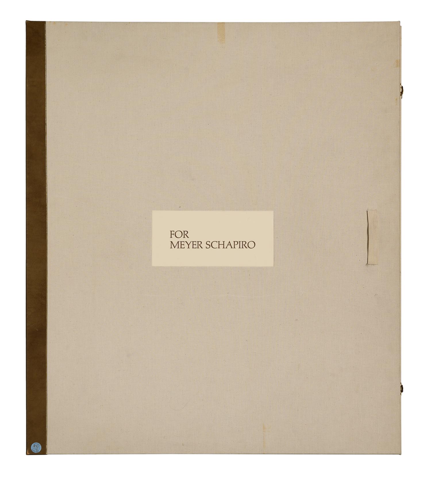 For Meyer Schapiro ( complete portfolio of 12 prints, in original case), 1973-1974