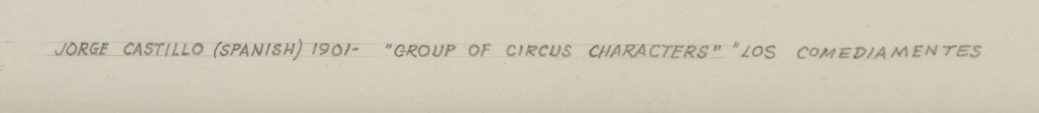 Group of Circus Characters