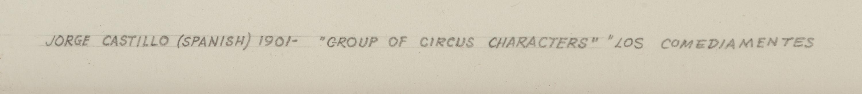 Group of Circus Characters