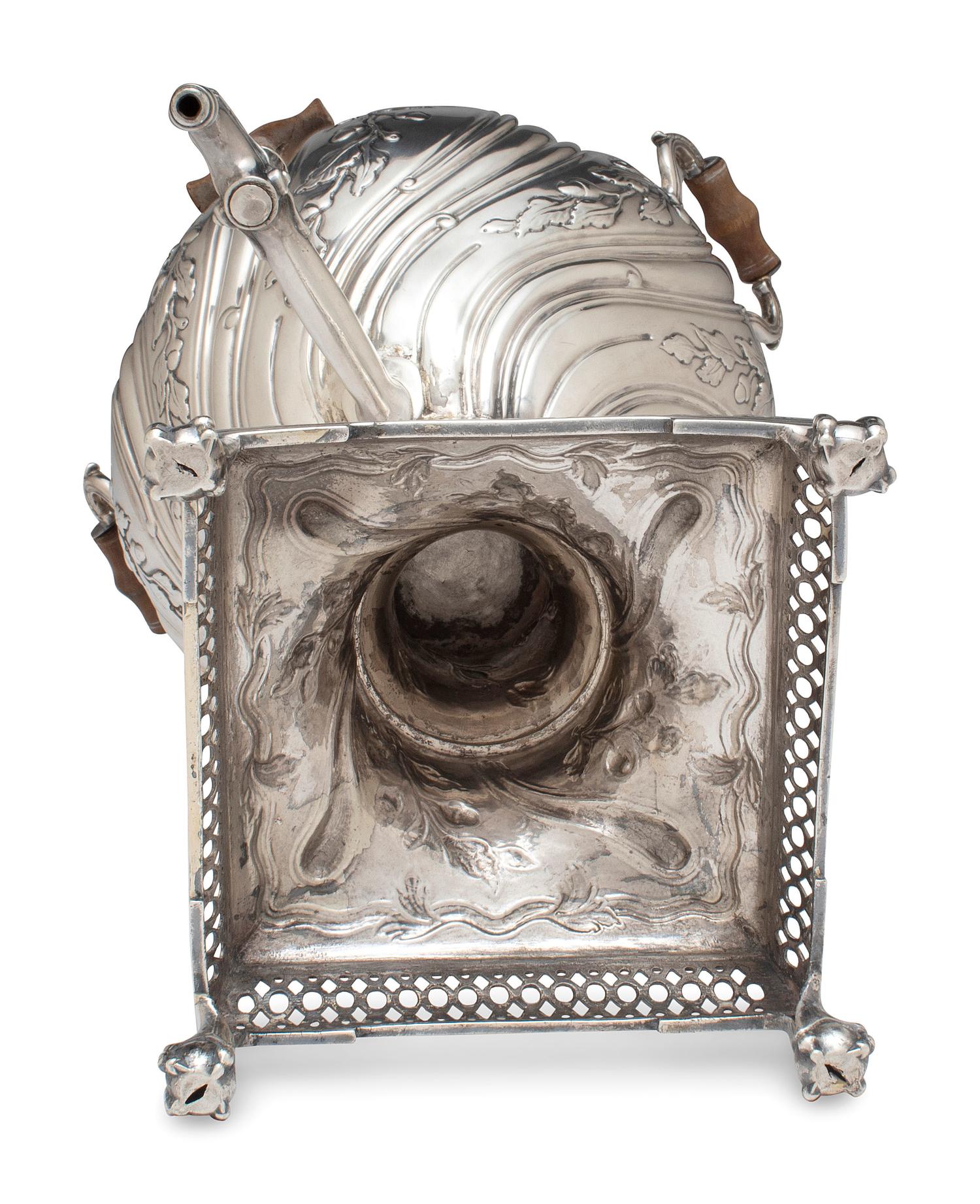 A Scottish George III Silver Tea Urn
