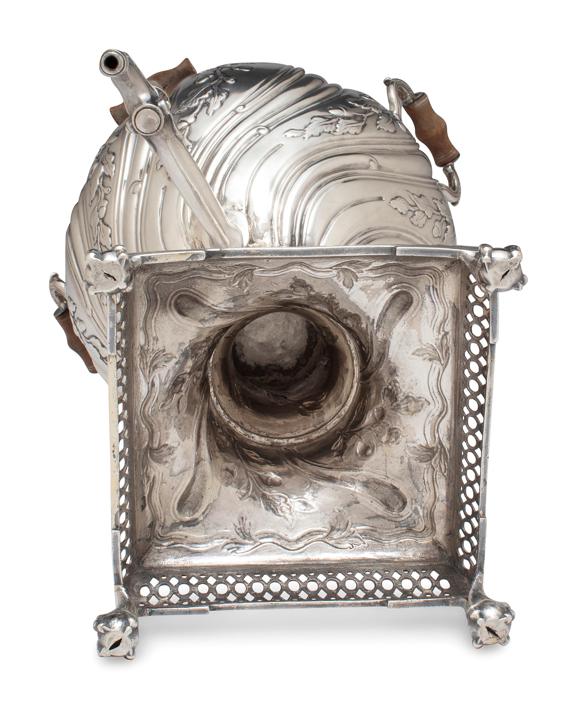 A Scottish George III Silver Tea Urn