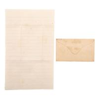 [CIVIL WAR]. A group of Civil War letters and ephemera representing multiple soldiers, a war-date governor, and including Andersonville POW letter from Private Samuel W. Armington (1837-1913), Co. D, Massachusetts 15th Infantry.