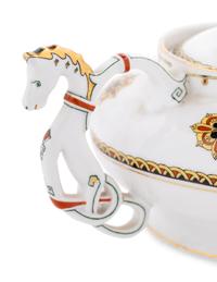 A Kornilov Bros. Porcelain Four-Piece Coffee Service