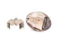 Cast Silver Cuff Bracelet AND Belt Buckle