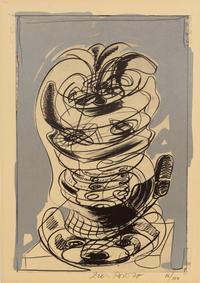 Dieter Roth, (German, 1930-1998), 2 times 5 TROPHIES, 1978, together with speedy drawing and book Seishport, Trophies; 125 Two-Handed S