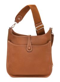 An Hermes Gold Evelyne III PM Handbag, 11.25" x 12" x 2.5".