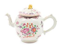 A Chinese Export Porcelain Teapot