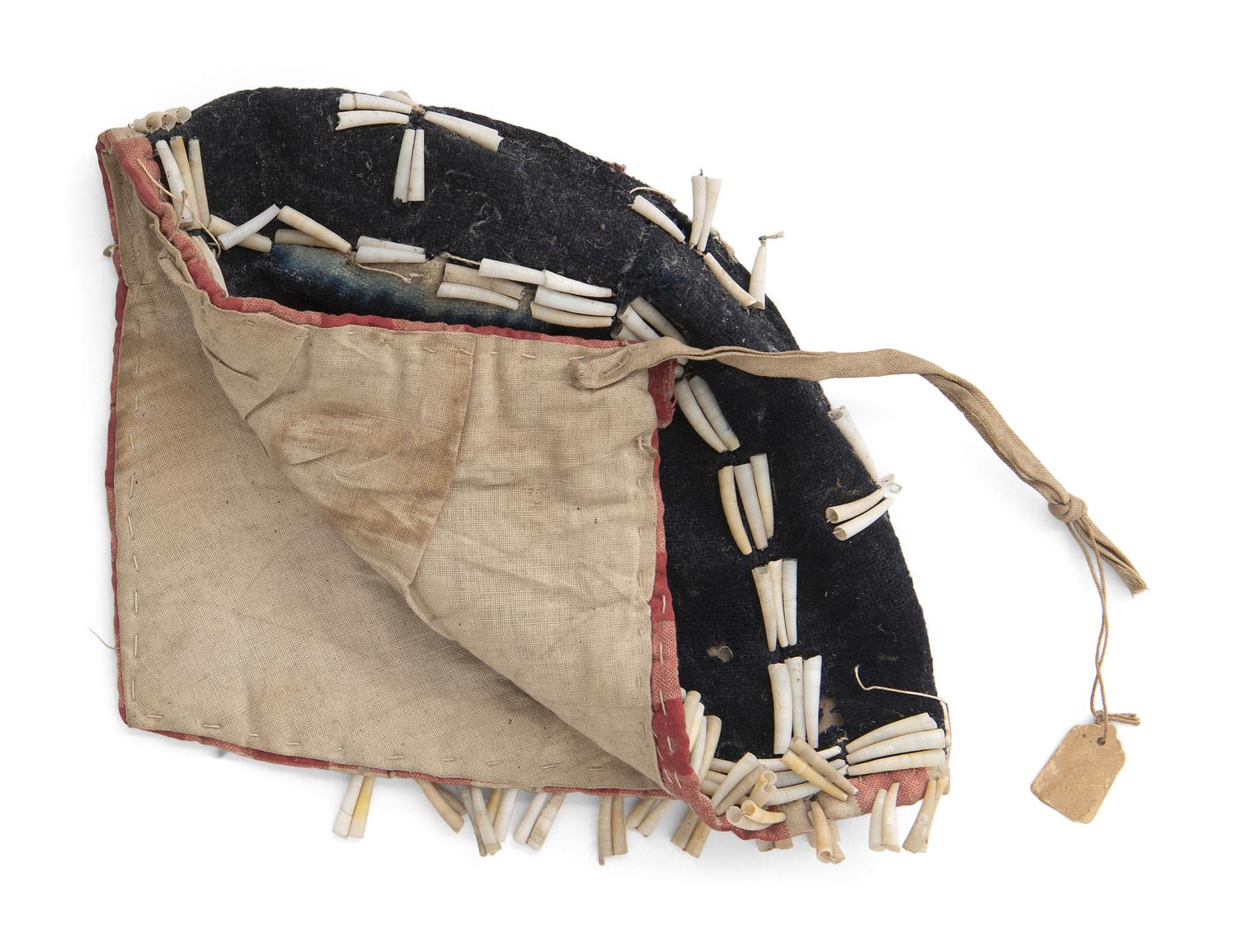 Sioux Child's Dentalium Shell Bonnet
