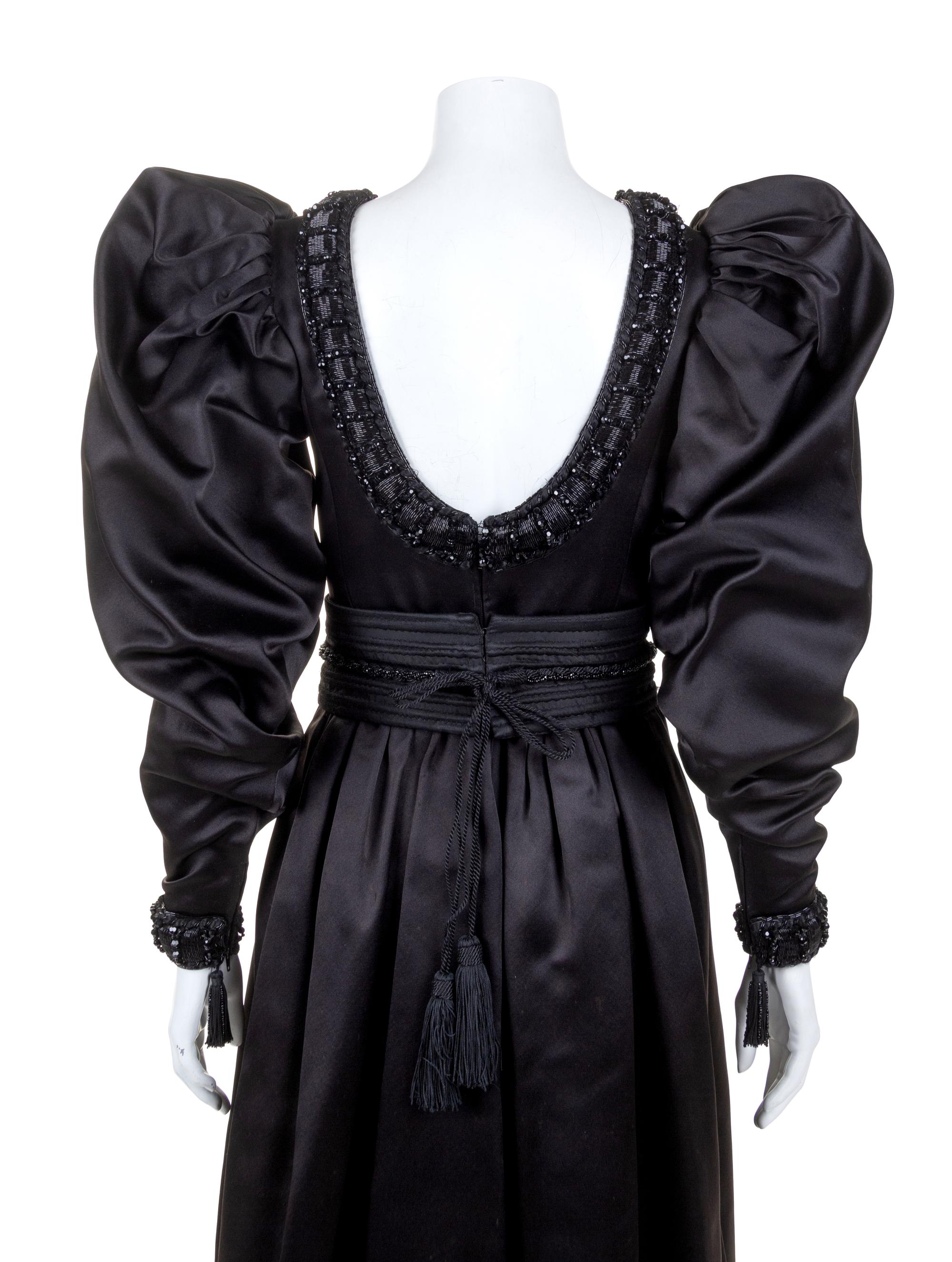 Yves Saint Laurent Haute Couture Evening Dress, 1980s