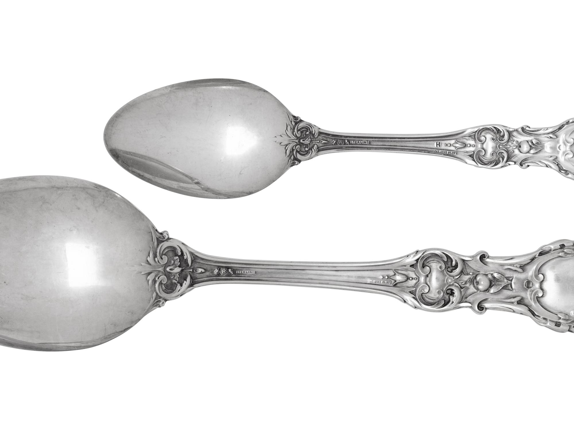 A Reed and Barton Francis I Silver Flatware Service