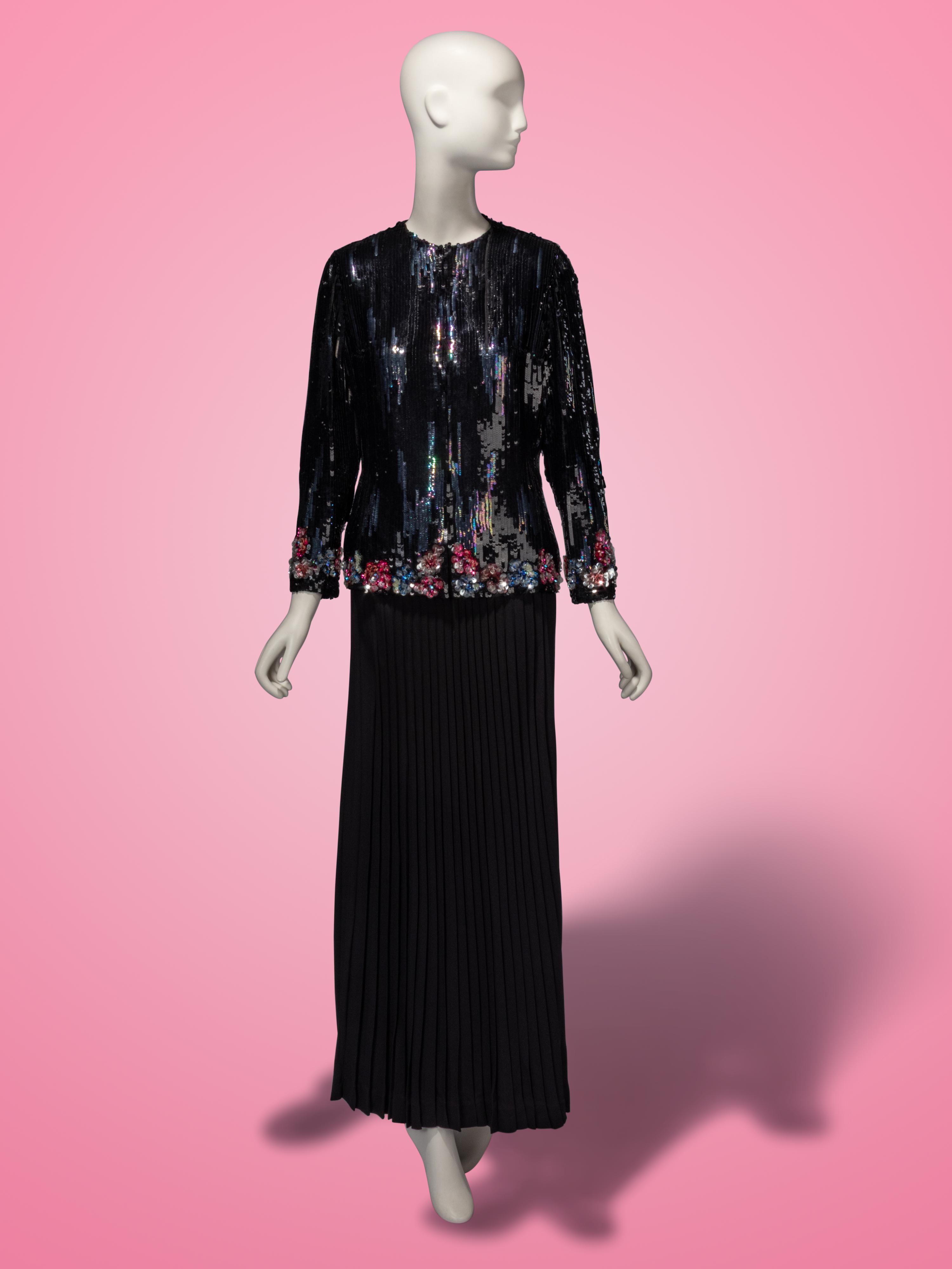 Guy Laroche Haute Couture, Evening Jacket & Skirt Ensemble
