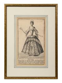 A Set of Eight Continental Costume Engravings by Johann Christoph Dehne (fl. 18th Century)