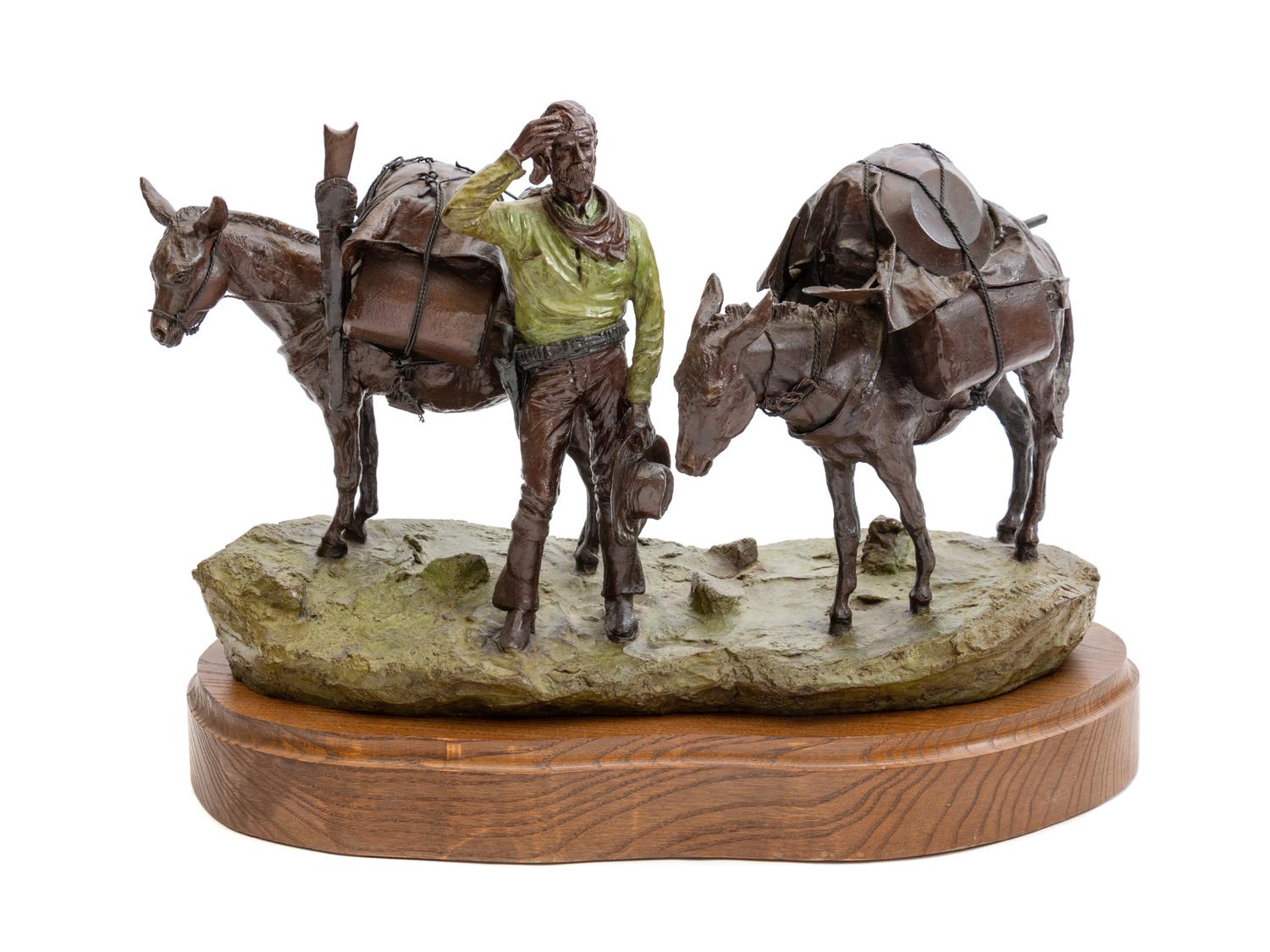 Rider with Mules , edition 1/36