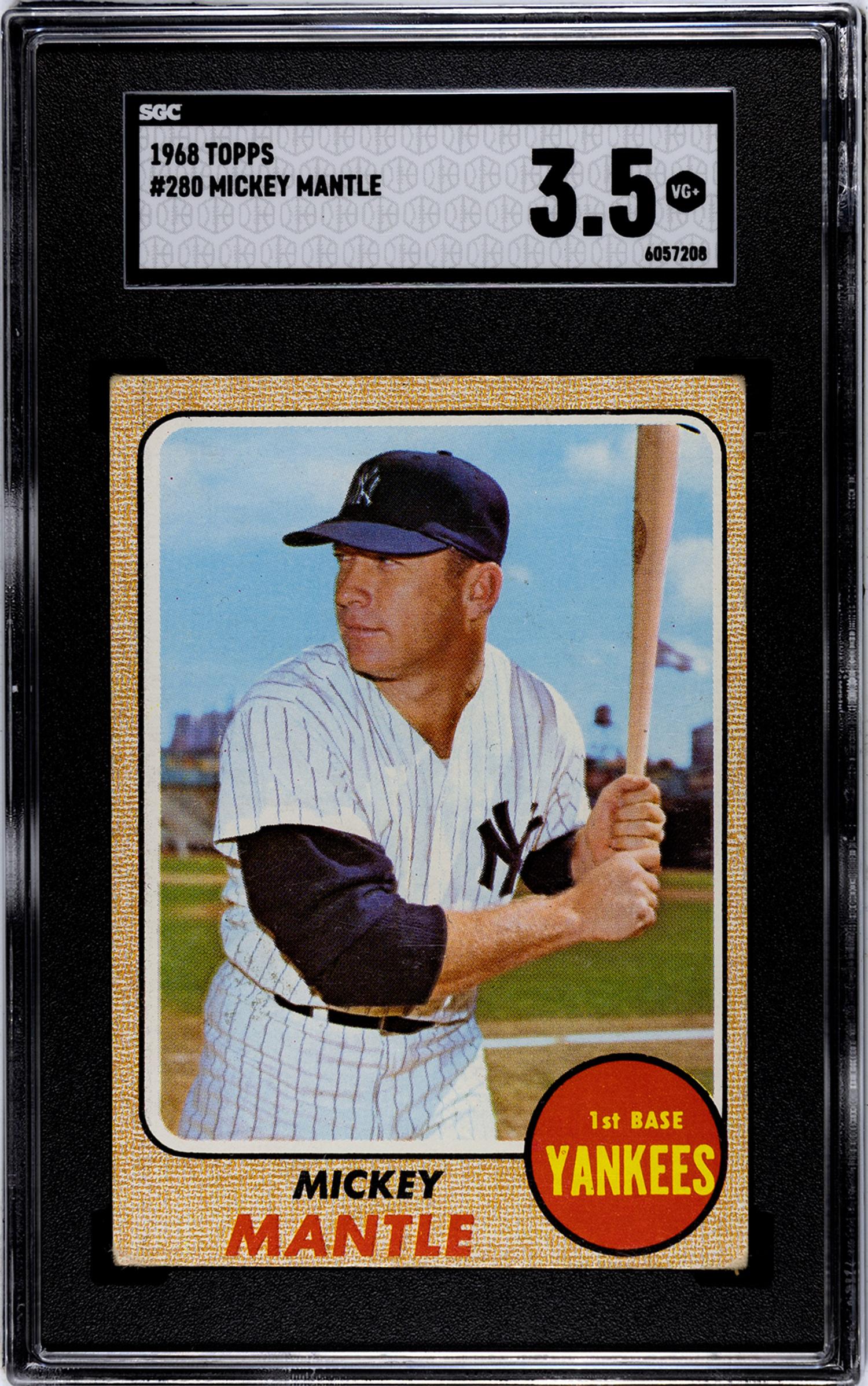 A Complete Set of 1968 Topps Baseball Cards Including SGC Graded Key Cards (598/598),