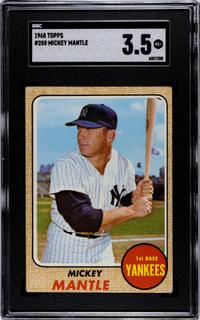 A Complete Set of 1968 Topps Baseball Cards Including SGC Graded Key Cards (598/598),