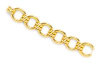 A 14 Karat Yellow Gold Bracelet,