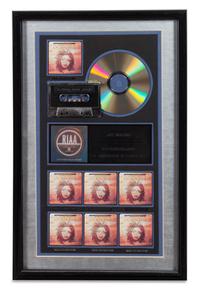 A Lauryn Hill: The Miseducation of Lauryn Hill RIAA Certified 7x Platinum Presentation Album 20 x 12 3/4 inches.