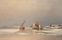 Norwegian Harbor Scene
