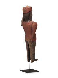 A Carved and Painted Wood Whirligig