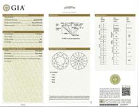 A Pair of 14K White Gold and Diamond Studs 1.18 Carat & 1.19 Carat Round Brilliant-Cut Diamonds, GIA Certified