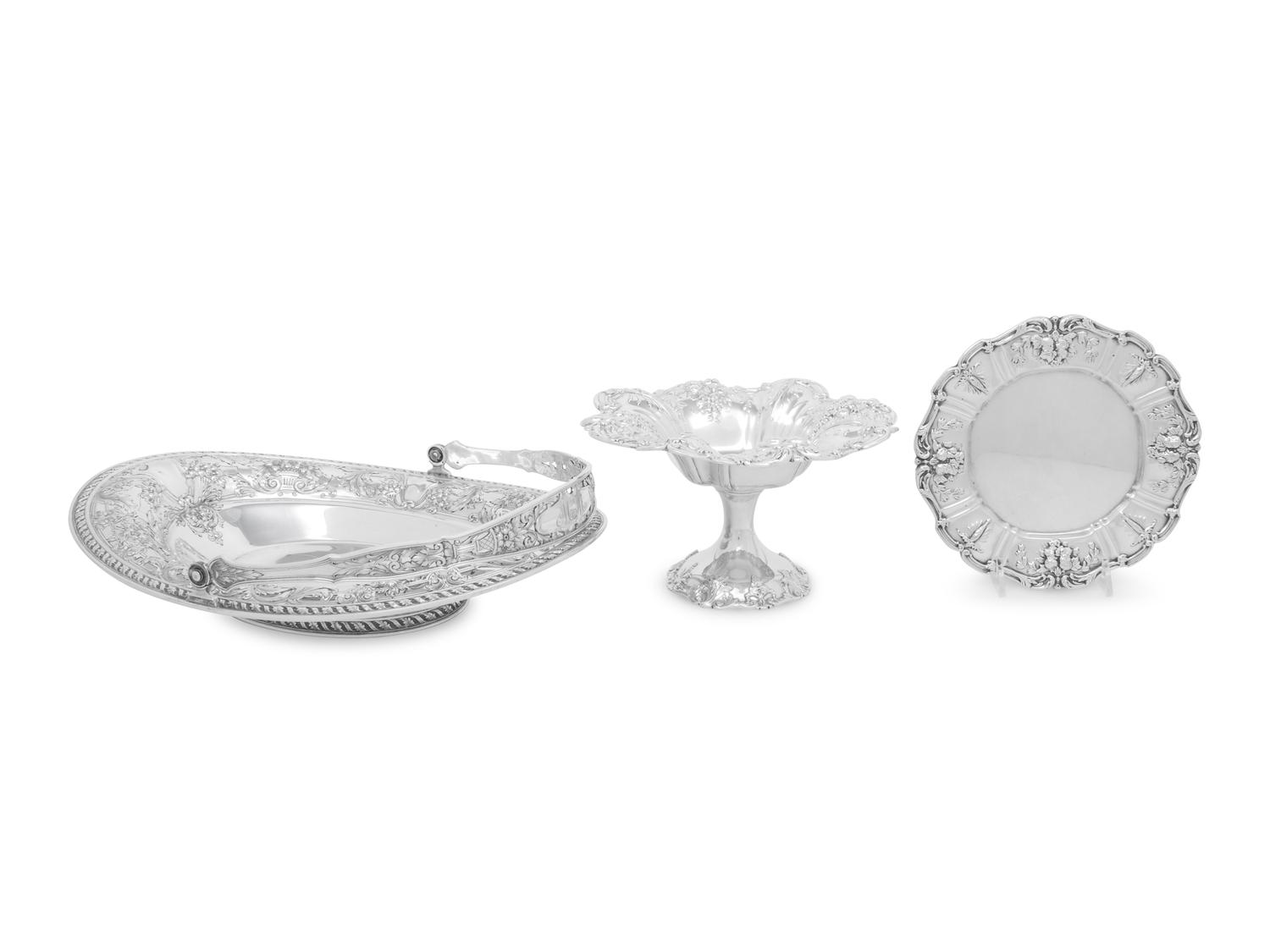 Three American Silver Table Articles