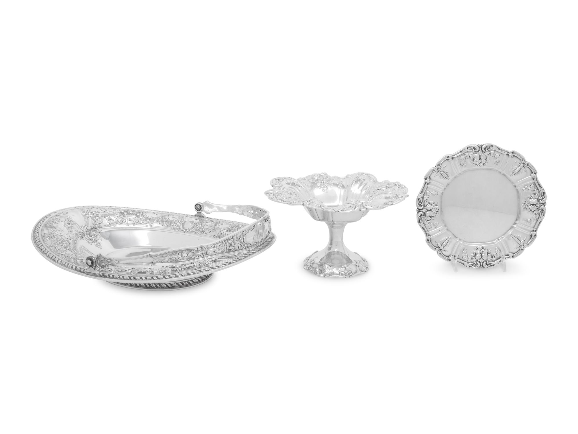Three American Silver Table Articles