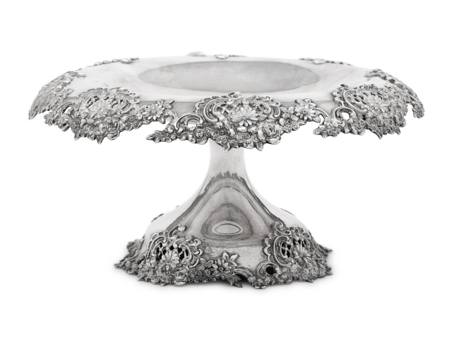 A Tiffany and Co. Silver Tazza