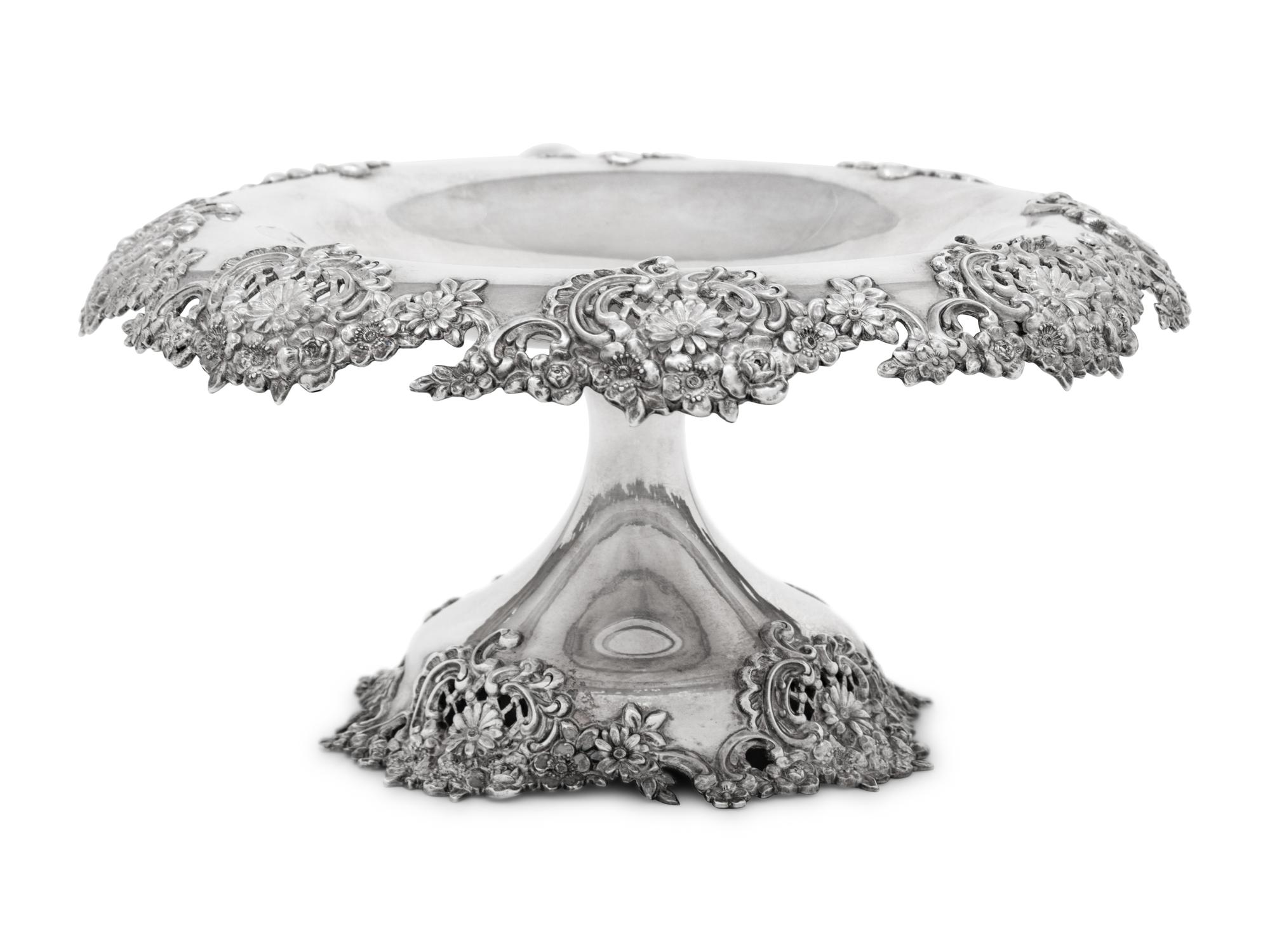 A Tiffany and Co. Silver Tazza
