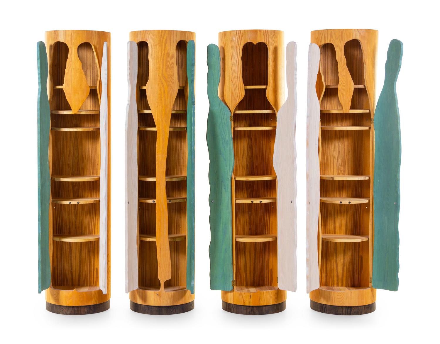 Set of Four Standing Cabinets