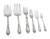 An American Silver Flatware Service