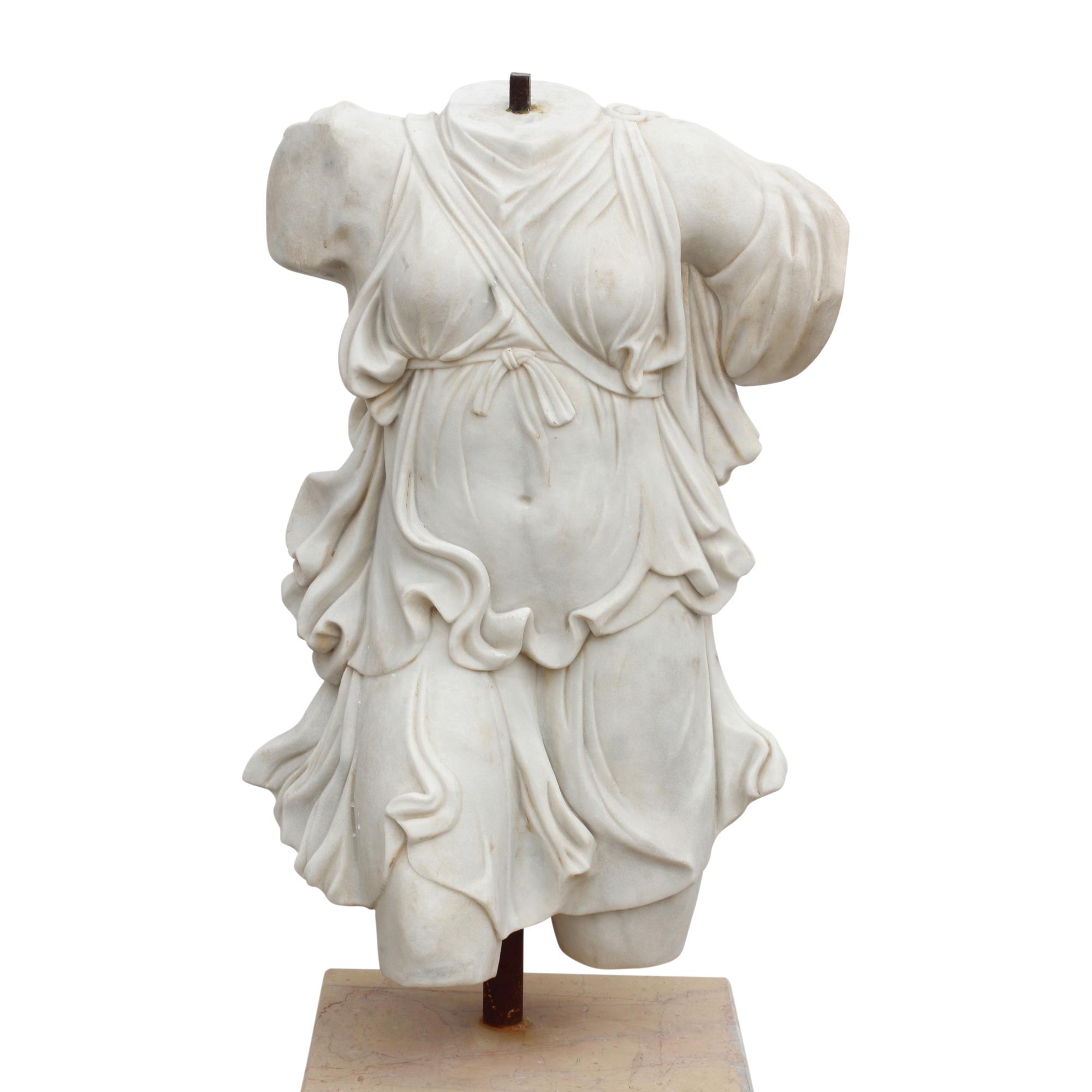An Italian Marble Torso of a Woman