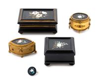 Five Continental Pietra Dura Articles