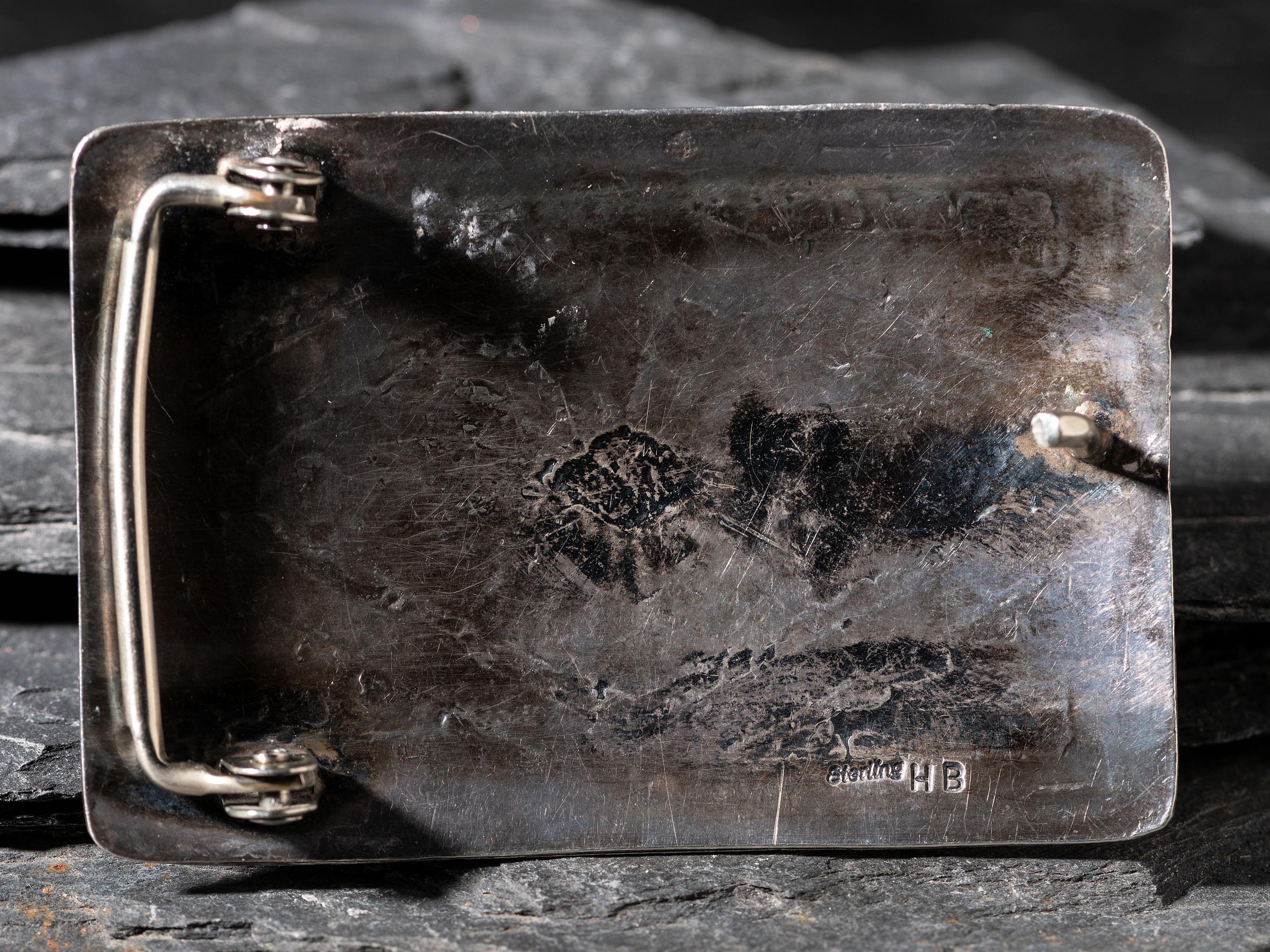 Navajo Sterling Silver Buckles