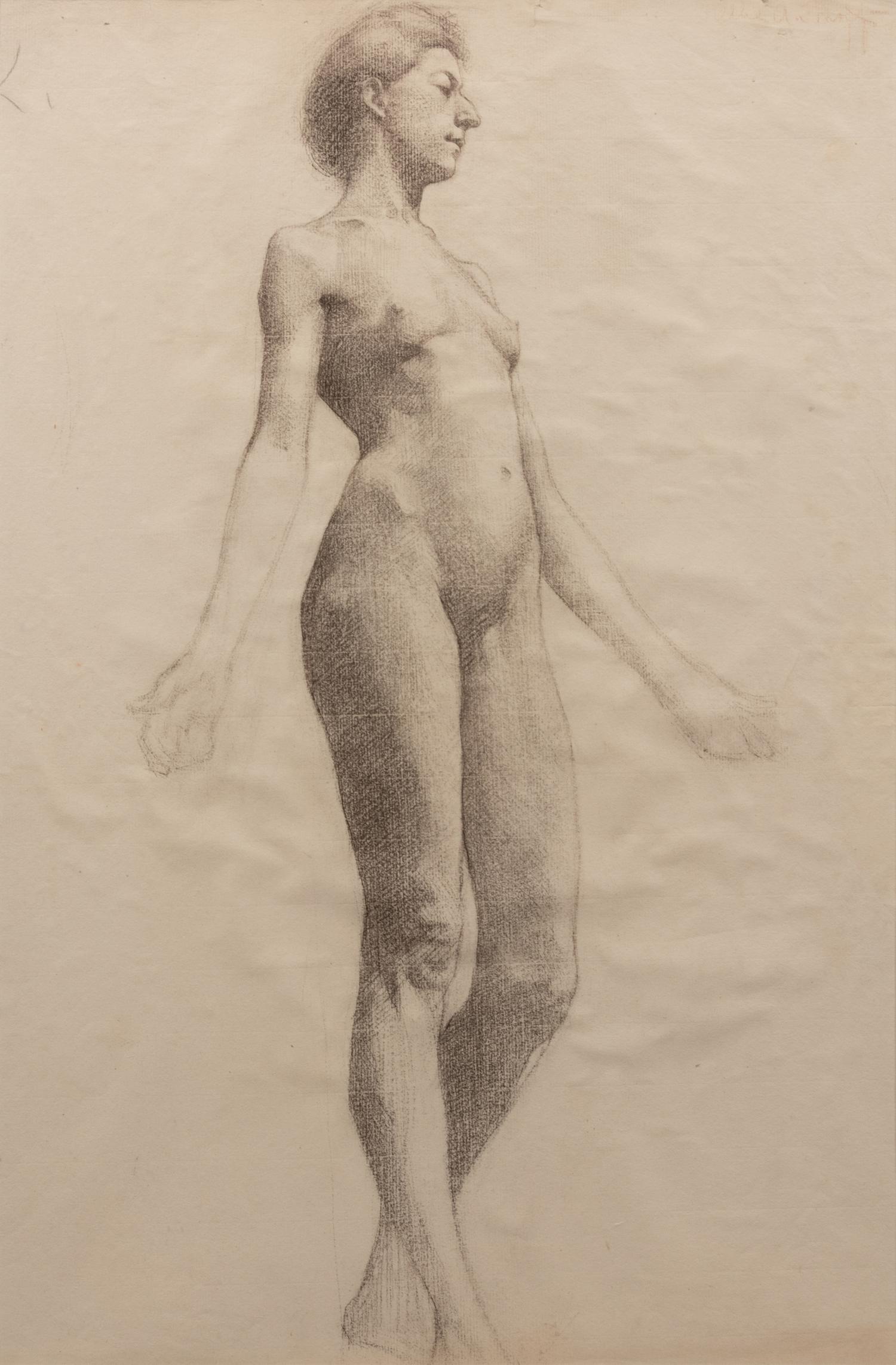 Nude Figures (a pair of works)
